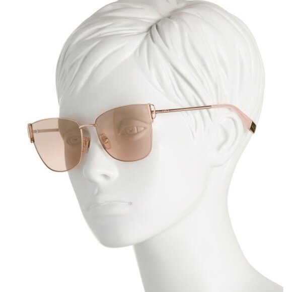 Furla SFU464 Gold 58mm Sunglasses 5M3 - Picture 1 of 6